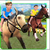 ͯɽ (Kids Mountain Horse Rider Race)ͼ